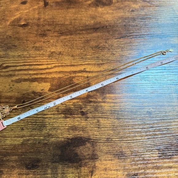 Vintage Sarah Coventry Chainmail Metal Mesh Diamond Shaped Pendant Necklace - Picture 5 of 5